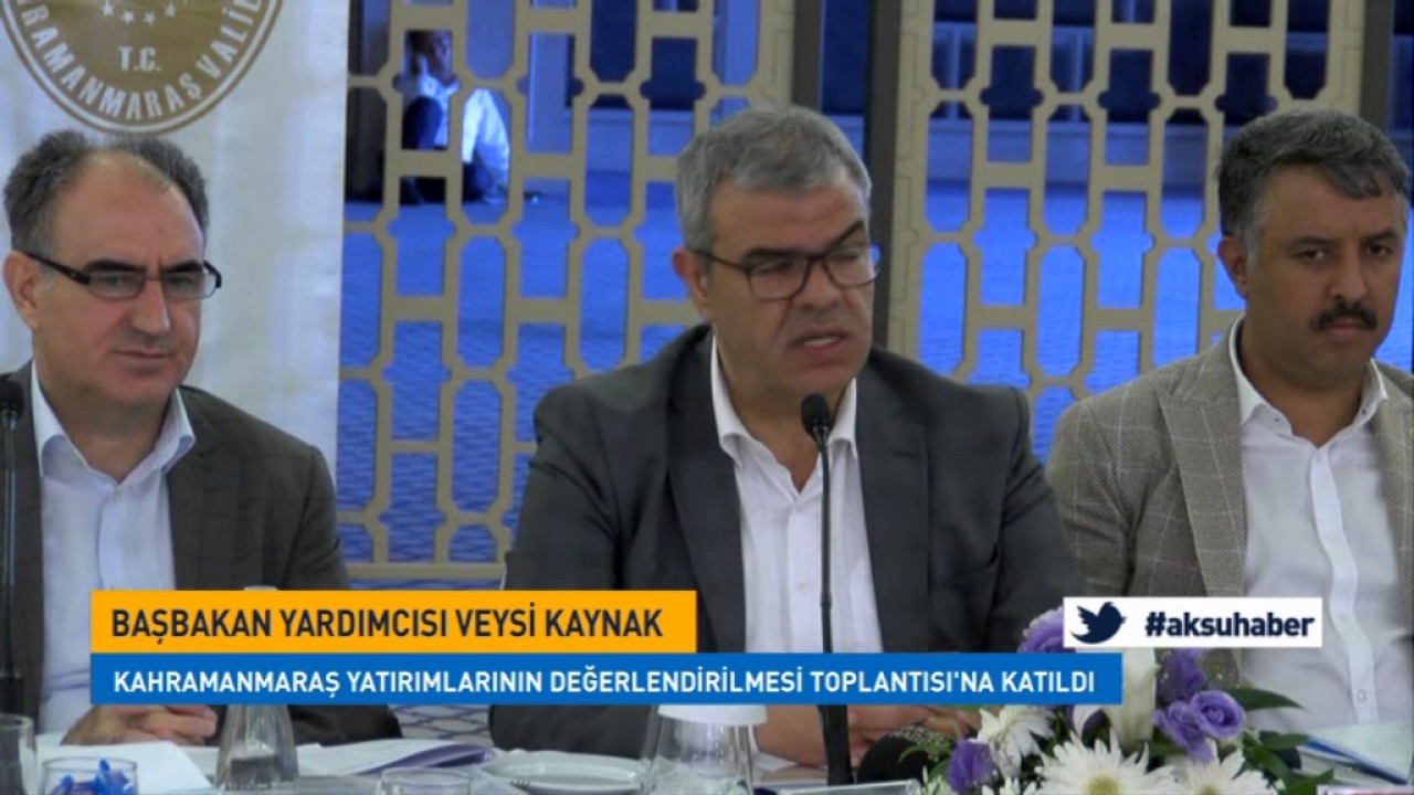 Başbakan Yardımcısı Kaynak, Yatırımlarının Değerlendirilmesi Toplantısı