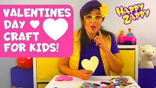 Valentine's Day Craft For Kids | Writing Valentine's Cards | Playing with Slime \& Playdoh | Learning
