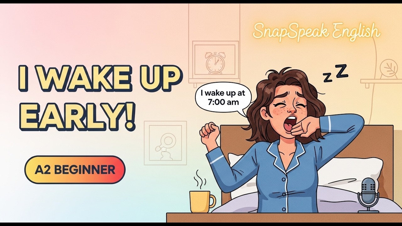 How I Start My Day — (Easy A2 English Podcast)