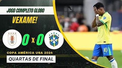 URUGUAI 0 (4) x (2) 0 BRASIL🎙️LUIS ROBERTO | 2° TEMPO E PÊNALTIS | QUARTAS DE FINAL