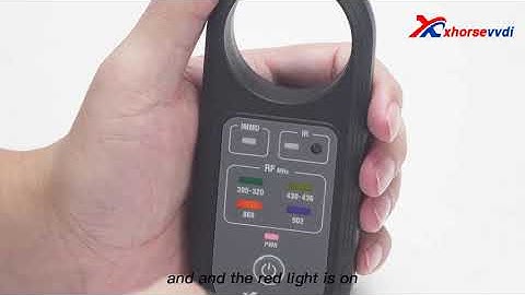 How to use Xhorse XDRT20 Remote Tester to test different key frequency