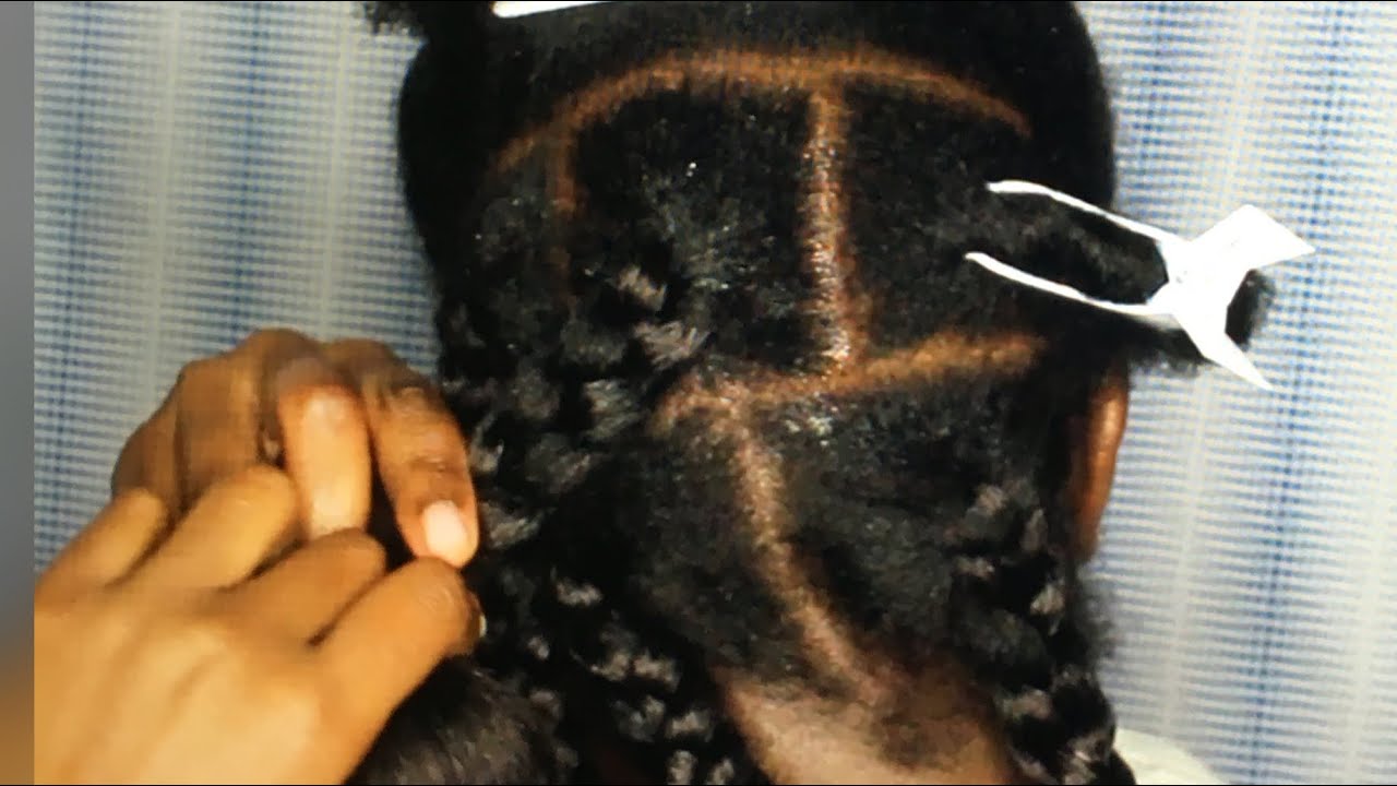 DIY| how to Jumbo no knot box braid - YouTube DIY| how to Jumbo no knot box braid - YouTube