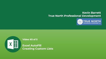 Excel AutoFill - Create Custom Lists
