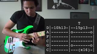 How to play that Tapping Lick from \