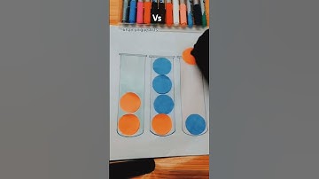 Ball sort puzzle game blue 🔵with orange 🟠#ytshorts #drawing #games #puzzlegame #art #shorts #kidgame