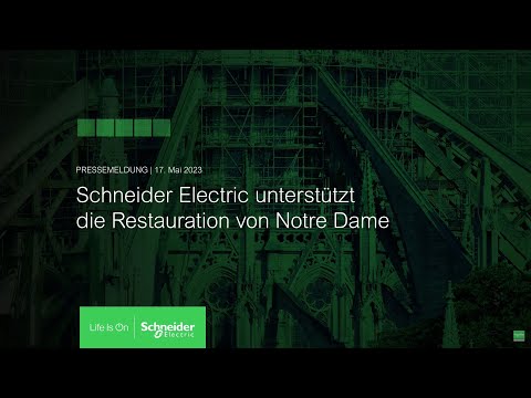 Unsere Technik in der Kathedrale Notre Dame | Schneider Electric