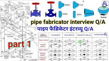 #pipefitter1video/pipe fabricator interview questions answers/isometric pipe drawing symbols/Hindi