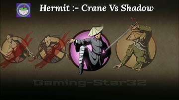 Shadow Fight 2 || Hermit Bodyguard Crane vs Shadow || Act 2 Secret Path || @Gaming-Star32