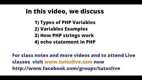 php variables and embed php part 3/10