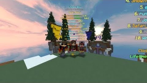 Egirl destroys boomer on leaderboard (Hypixel The Bridge 3v3v3v3)