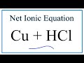 Copper and Hydrochloric Acid Reactions