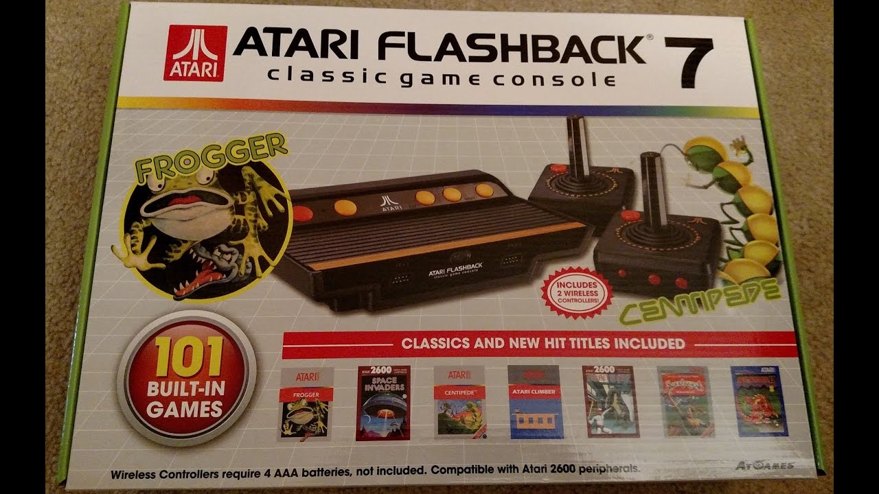 Atari FlashBack 7 Classic Game Console Deluxe w/ 101 Games & 2