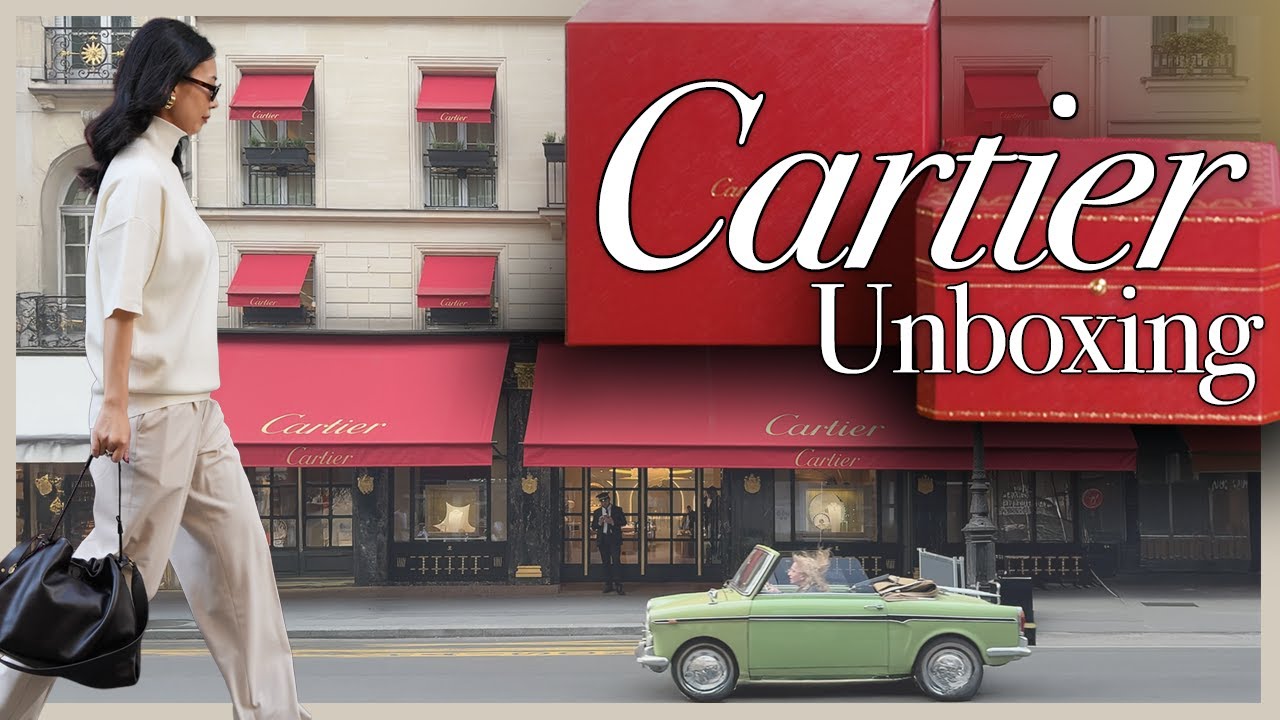 English subT] ???Unboxing A Watch From Cartier Paris with 