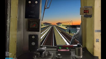 OpenBVE HD: Operating NYC Subway R40M D Train (205th St. - Coney Island) Via West End Exp Timelapse