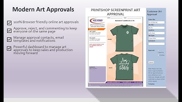 Printshop Customer Art Approval - Approve art anywhere, anytime and on any device