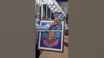 Sharing my framing tips for every artist.. #art #framing #frame #drawing  #tips #ytshorts