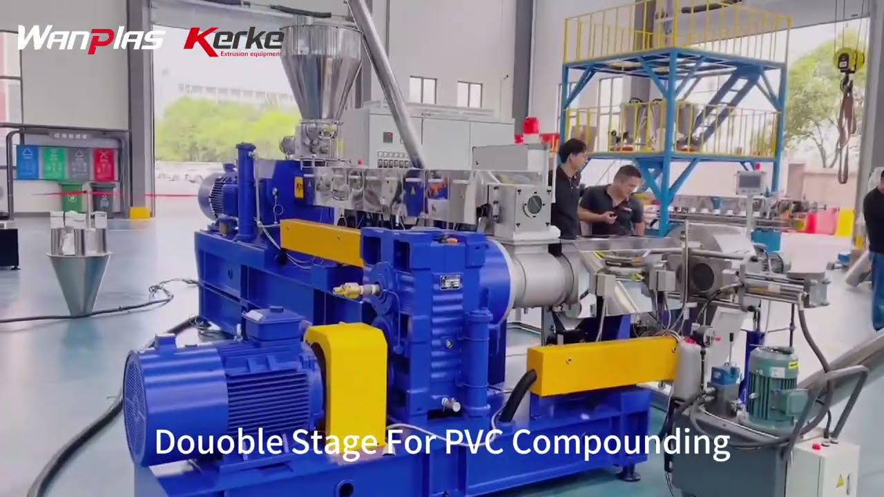 Double-stage Extrduer For PVC Compounding - Kerke (Wanplas Group)