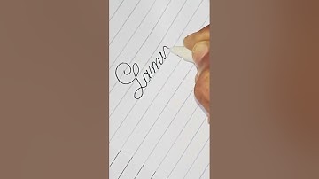 How to write cursive handwriting | Amazing handwriting practice #shorts #youtubeshorts #cursive