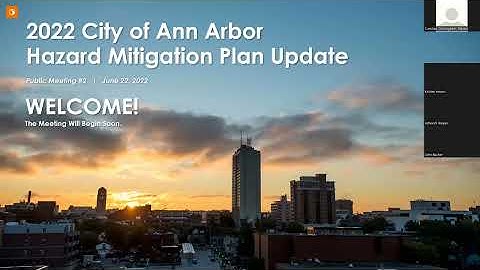 2022 Hazard Mitigation Plan Update June 22 Public Meeting