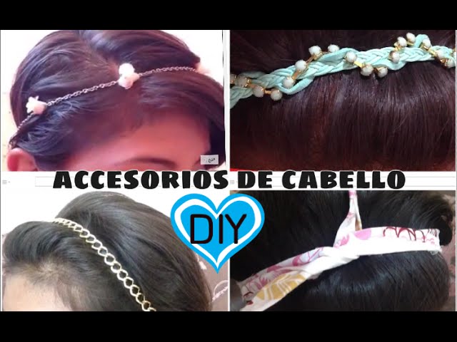 Recuento Regulación fe 4 Diademas ❤️ Accesorios para el Cabello Corto /Cris Montes - YouTube