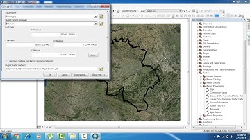 Clipping Raster Dataset in ArcGIS 10