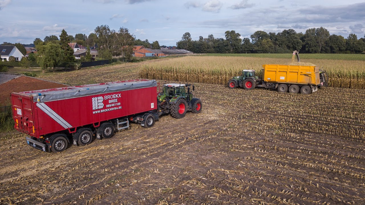 Loonbedrijf Broekx | Mais hakselen 2020 | 2x Claas Jaguar 960 | 9x Fendt