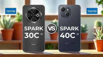 Tecno Spark 30C 4G Vs Tecno Spark 40C 4G