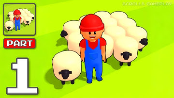 Sheep Market: Grow Animals - Gameplay Walkthrough Part 1 - Build the Best Sheep Farm (iOS, Android)
