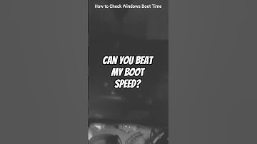 How Fast Does Your PC Boot Into Windows? | Ryzen 5 7600X + RTX 4060 Test #windows10 #howto