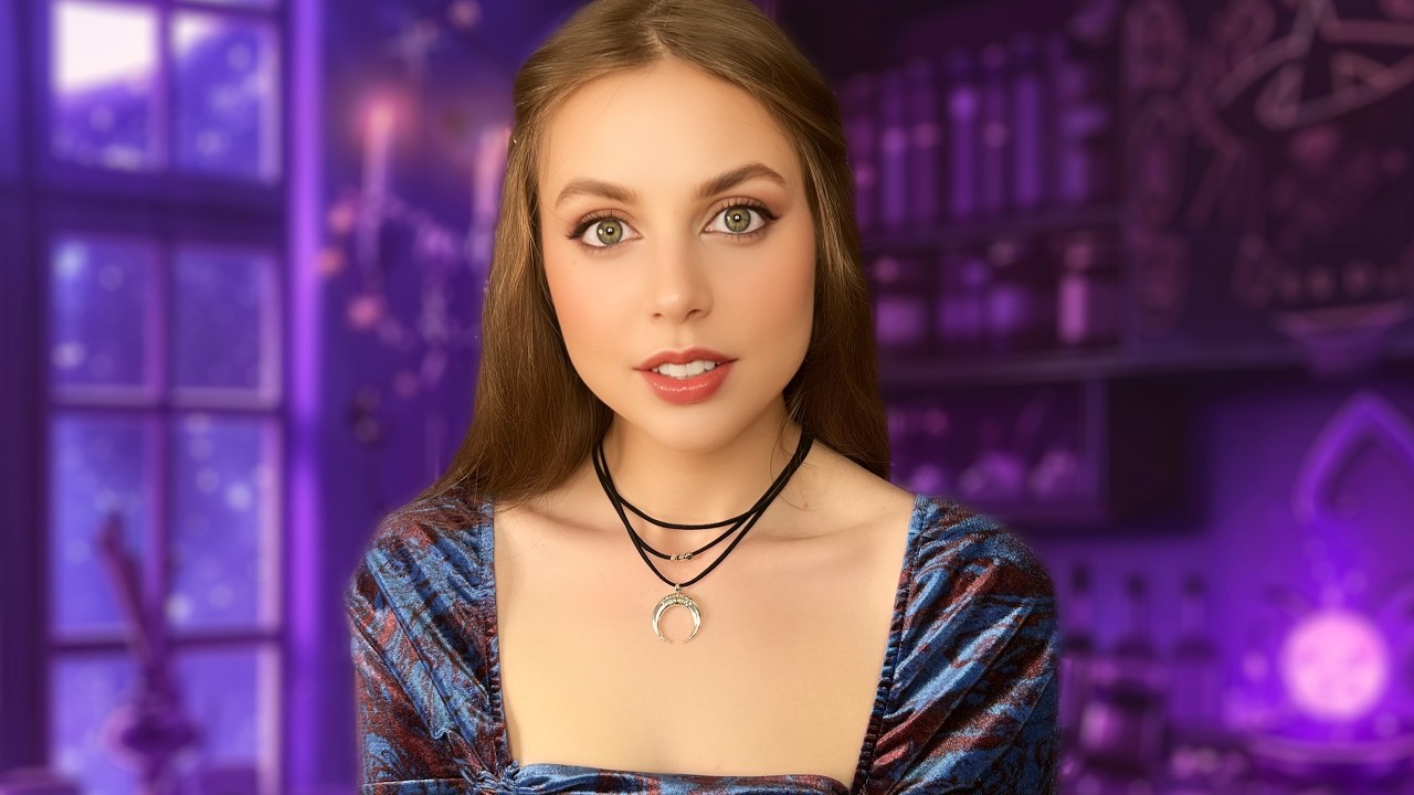 ASMR Lovely Little Witch Brews You Tea Roleplay (Color Analysis, Face Touching, Personal Attention)