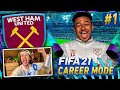 THE NEW SERIES BEGINS! 💯 FIFA 21 West Ham Career Mode - Ep1