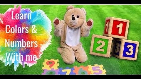 Numbers and Colours 1-9 | Jigsaw | Fun with Andy Bear Show 🐻