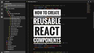 How to create reusable React components
