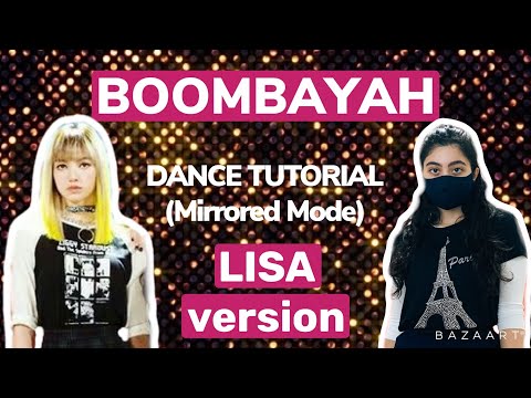 BLACKPINK Boombayah- Dance Tutorial (LISA version)