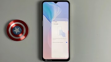 One-handed mode on Vivo Y33s Android 11