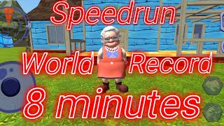 Scary Clown Man Neighbor Seek & Escape - Speedrun Any% 8:00 - World Record - Full Complete Gameplay screenshot 2