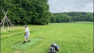 Discgolf Gößweinstein, Main Layout Bahn 1, 87m, Par 3, Player: noname09 for Birdie