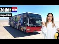 ZADAR Airport To City Centre By Bus Croatia ZADAR Airport To City Centre By Bus Croatia