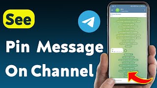 How To See Pin Message On Telegram Channel (Updated)