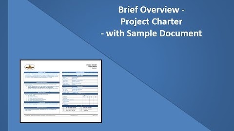 SDLCforms Project Charter Form