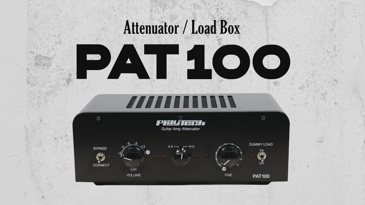 PLAYTECH PAT100 Guitar Amp Attenuator/Load Box - YouTube