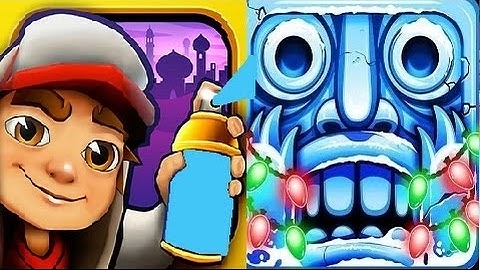 Temple Run 2 VS Subway Surfers iPad Gameplay for Children HD #27