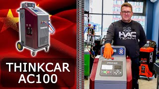 THINKCAR AC100 - станция для заправки кондиционеров с функцией промывки и быстрой дозаправки фреона