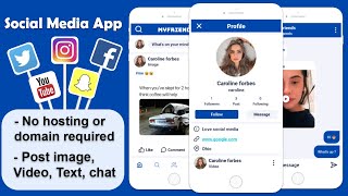 How to make a social media app like Instagram | android studio app source code screenshot 4