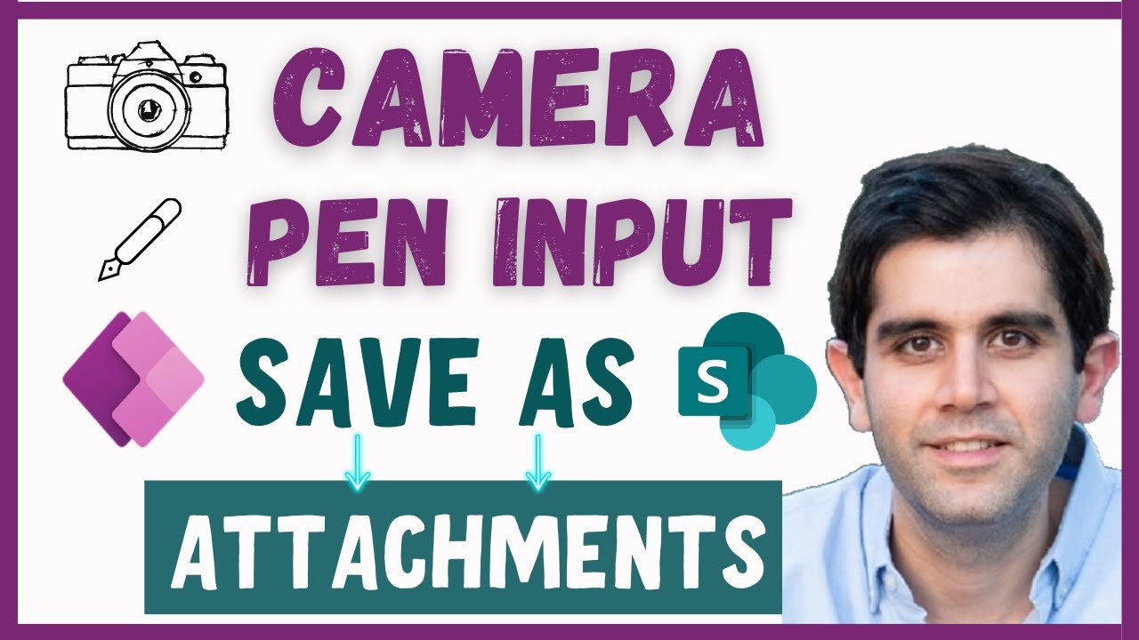 Power Apps SharePoint List Attachments  Save Camera Pictures Pen Input  Images