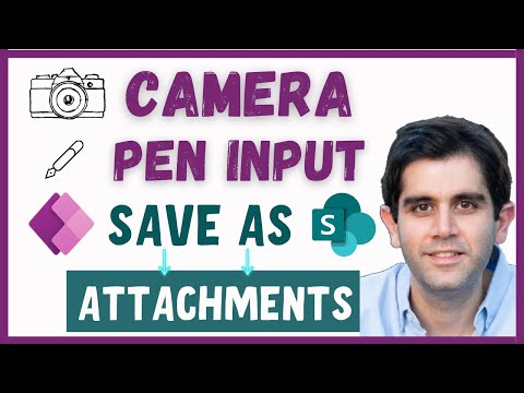 Power Apps SharePoint List Attachments | Save Camera Pictures, Pen Input & Images