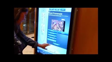 Digital Wayfinding on a Royal Caribbean cruise