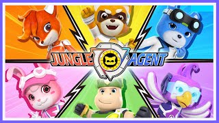 ★Jungle Agent English★ Full Episodes | Power Heroes | Robot | Superhero | Kids Cartoon | Compilation