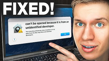 How to FIX "Can’t be opened because it is from an unidentified developer" Error on Mac