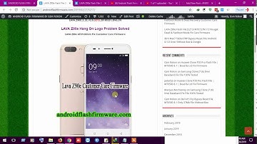 LAVA Z90e Flash File (S213) MT6737M 7.0 Nougat Dead & Fastboot Mode Fix Care Firmware